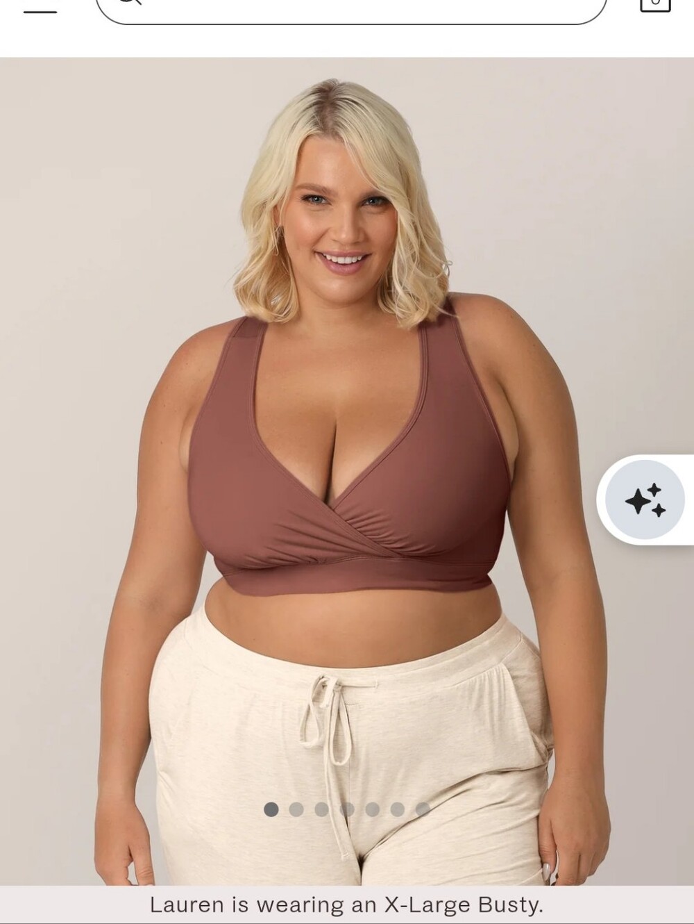 French Terry Racerback Nursing & Sleep Bra In Twilight With Matching Joggers